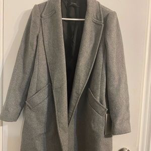 Midlength Grey zara coat